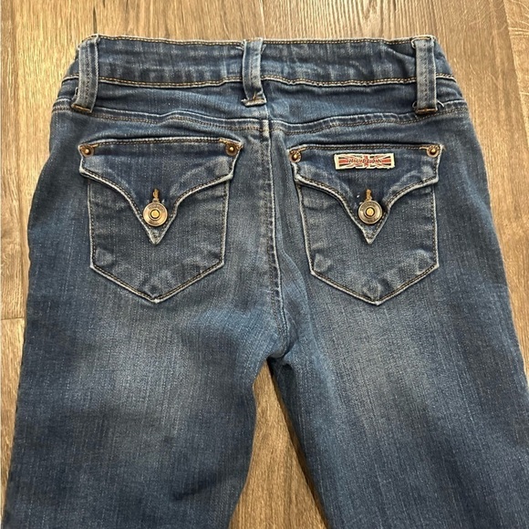 Hudson Girls Medium Wash Skinny Jeans Back Flap Pockets Size 10 - Picture 10 of 11